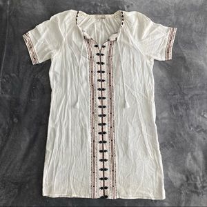 Madison Scotch, Tropical Drift size 3, women’s, white embroidered dress